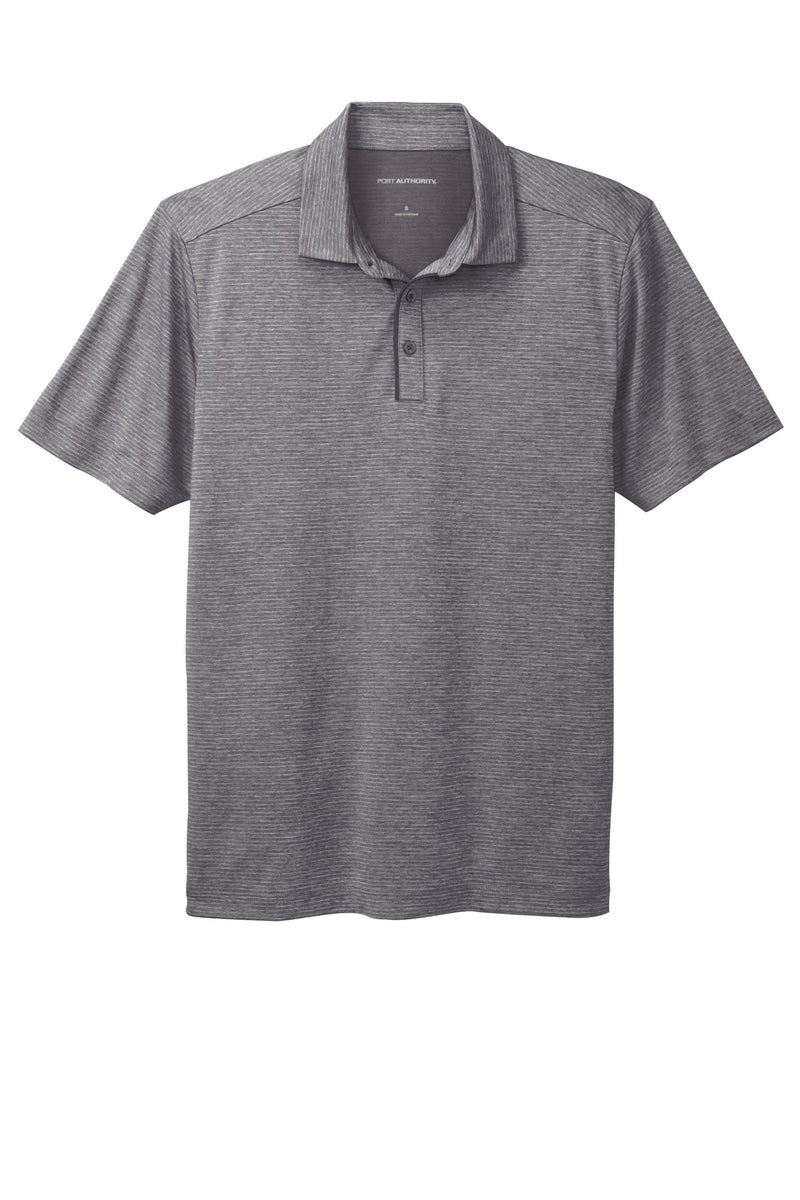 Port Authority  Shadow Stripe Polo - Shadow Grey