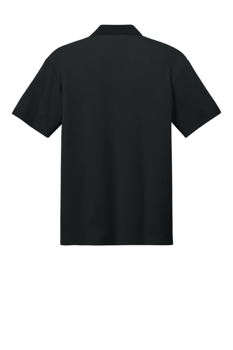 Port Authority Plaited Pique Polo - Deep Black