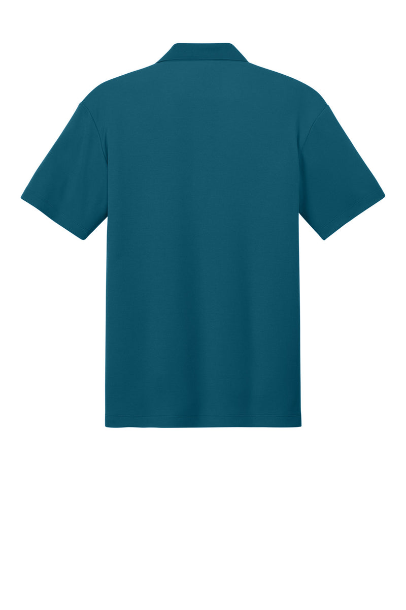 Port Authority Plaited Pique Polo - Moroccan Blue