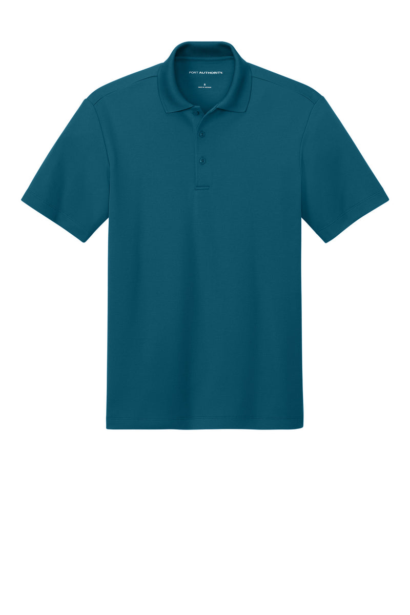 Port Authority Plaited Pique Polo - Moroccan Blue