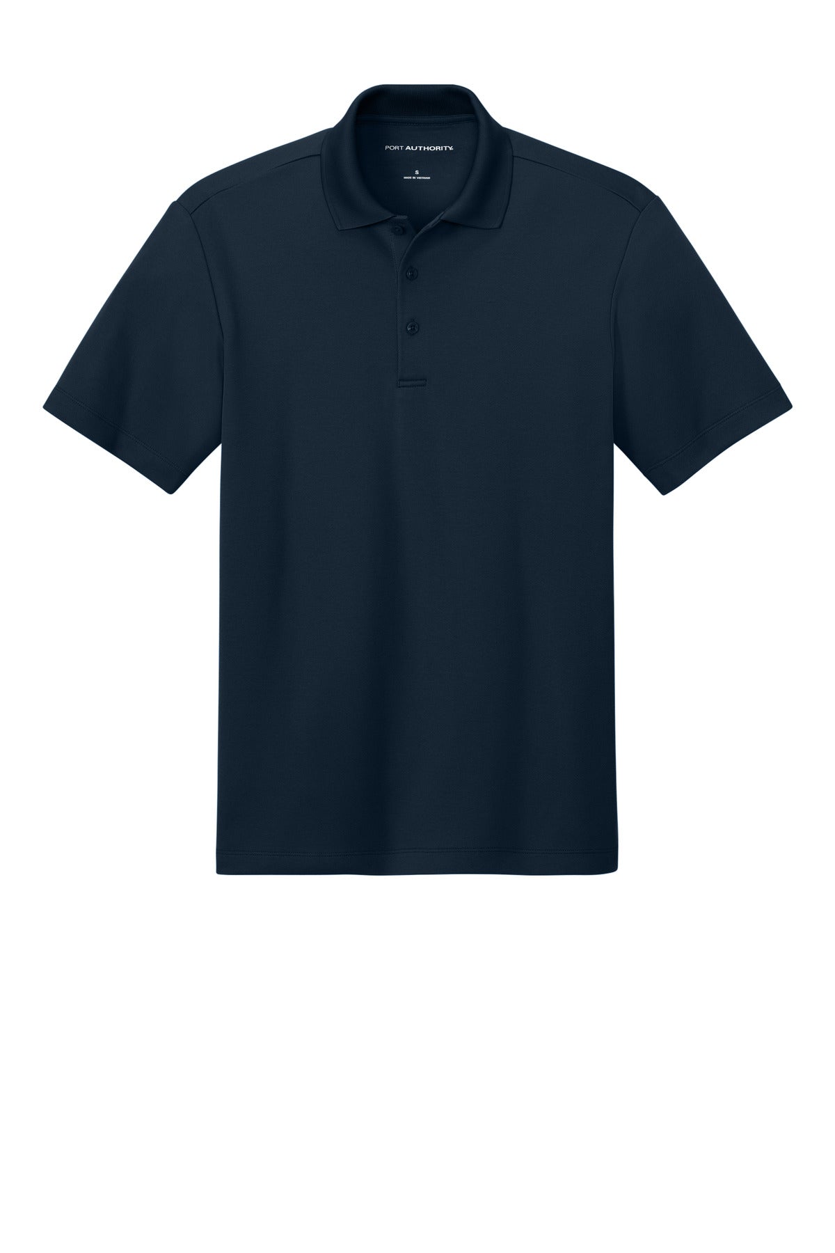Port Authority Plaited Pique Polo - Night Navy