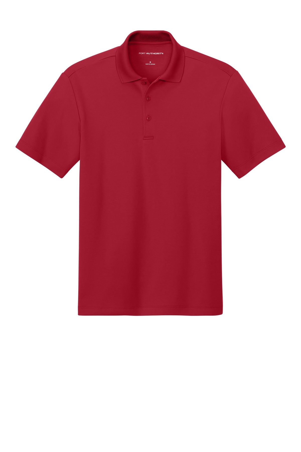 Port Authority Plaited Pique Polo - Rich Red
