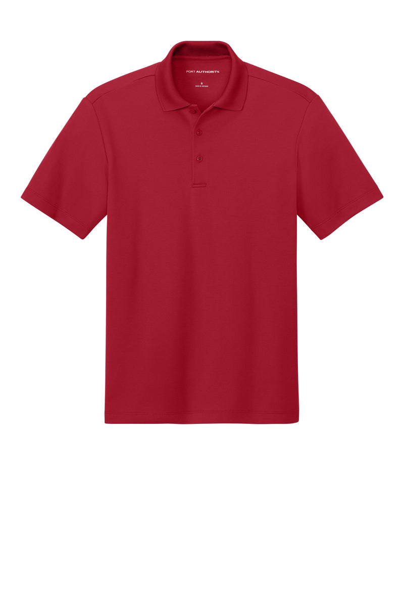 Port Authority Plaited Pique Polo - Rich Red