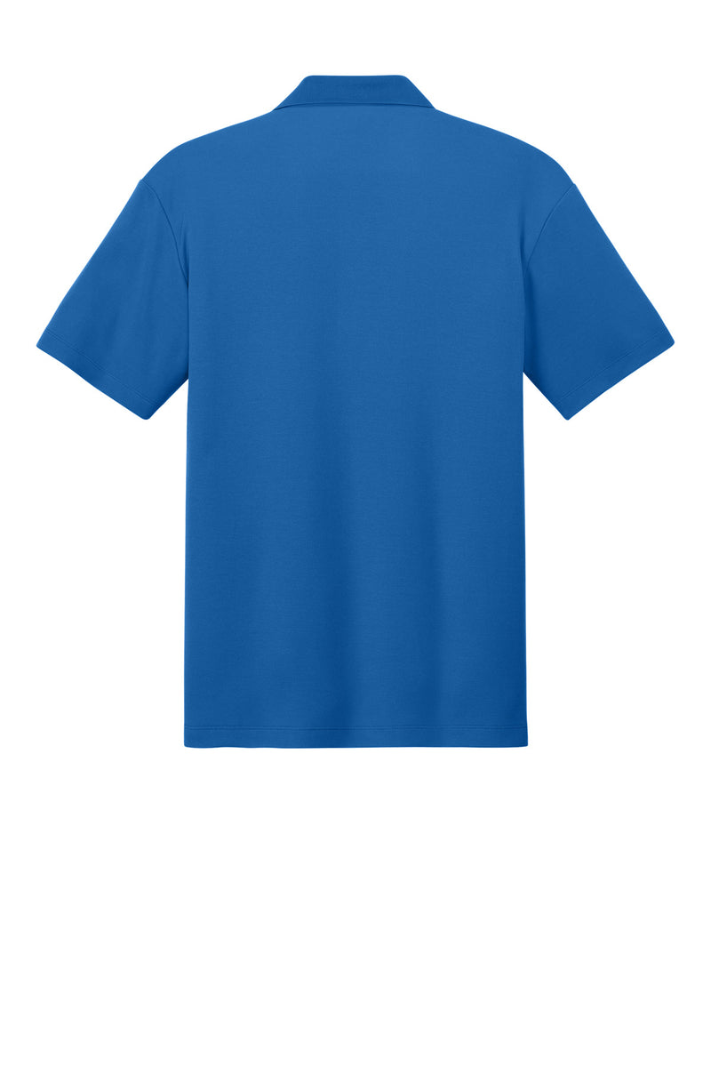 Port Authority Plaited Pique Polo - Strong Blue