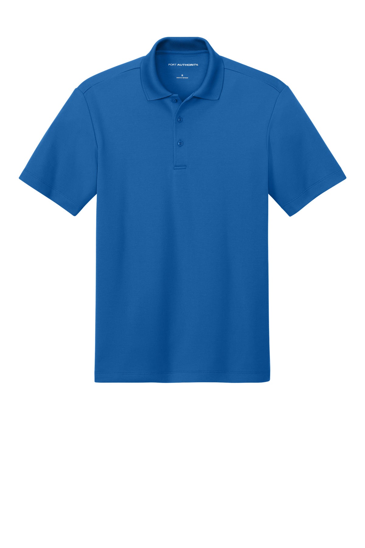 Port Authority Plaited Pique Polo - Strong Blue
