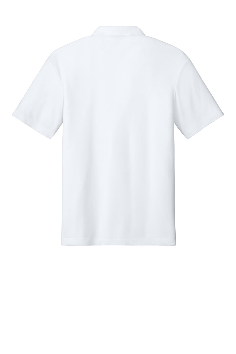 Port Authority Plaited Pique Polo - White