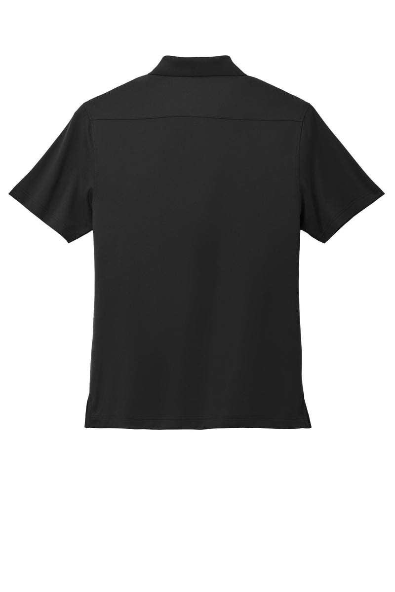 Port Authority City Stretch Flat Knit Polo - Black