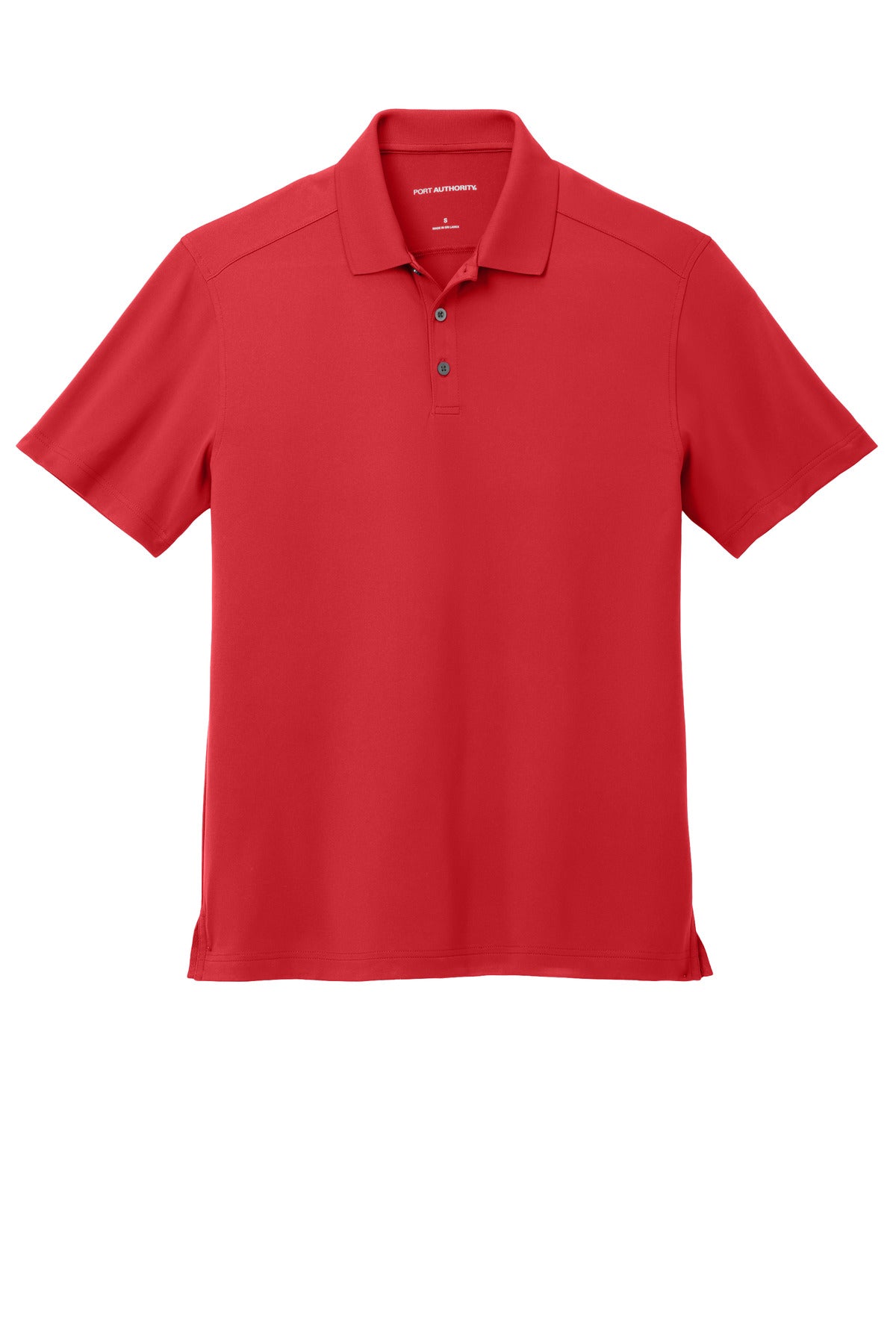 Port Authority City Stretch Flat Knit Polo - Engine Red