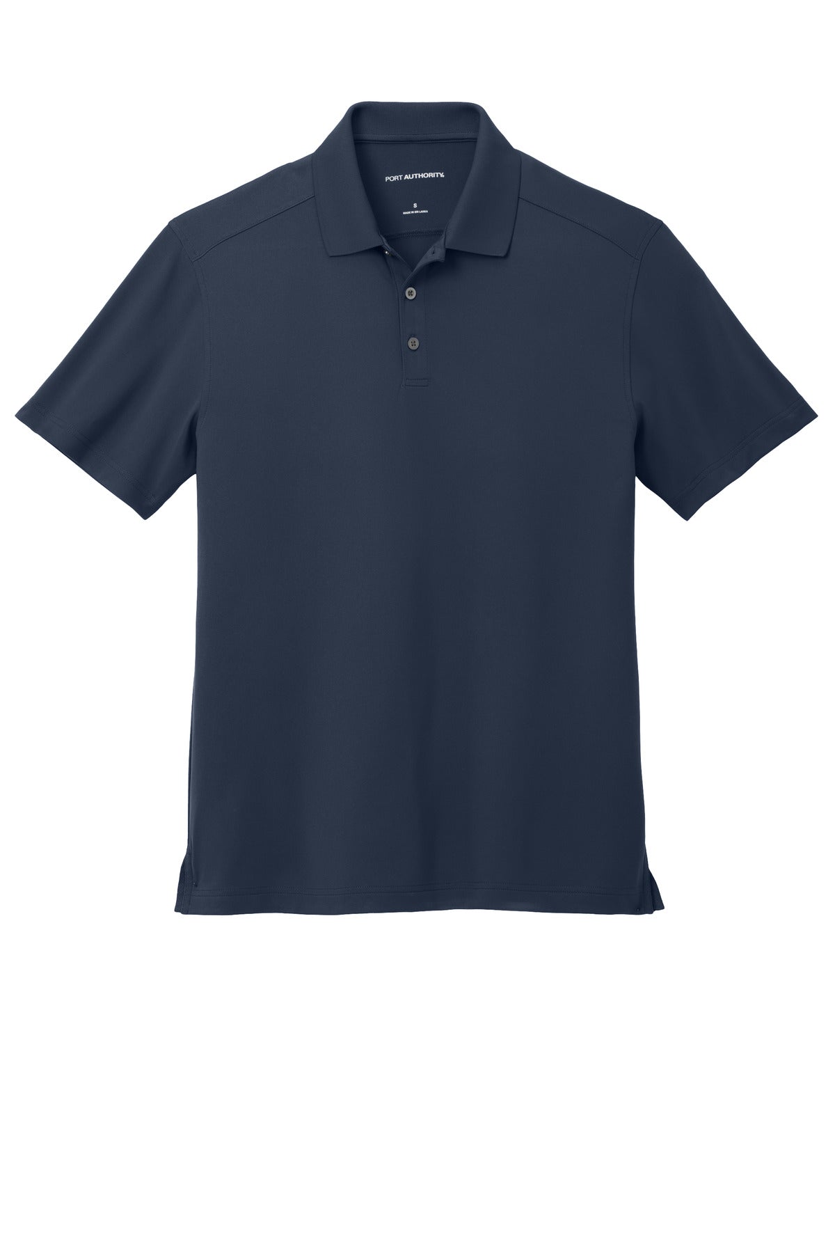 Port Authority City Stretch Flat Knit Polo - River Blue Navy