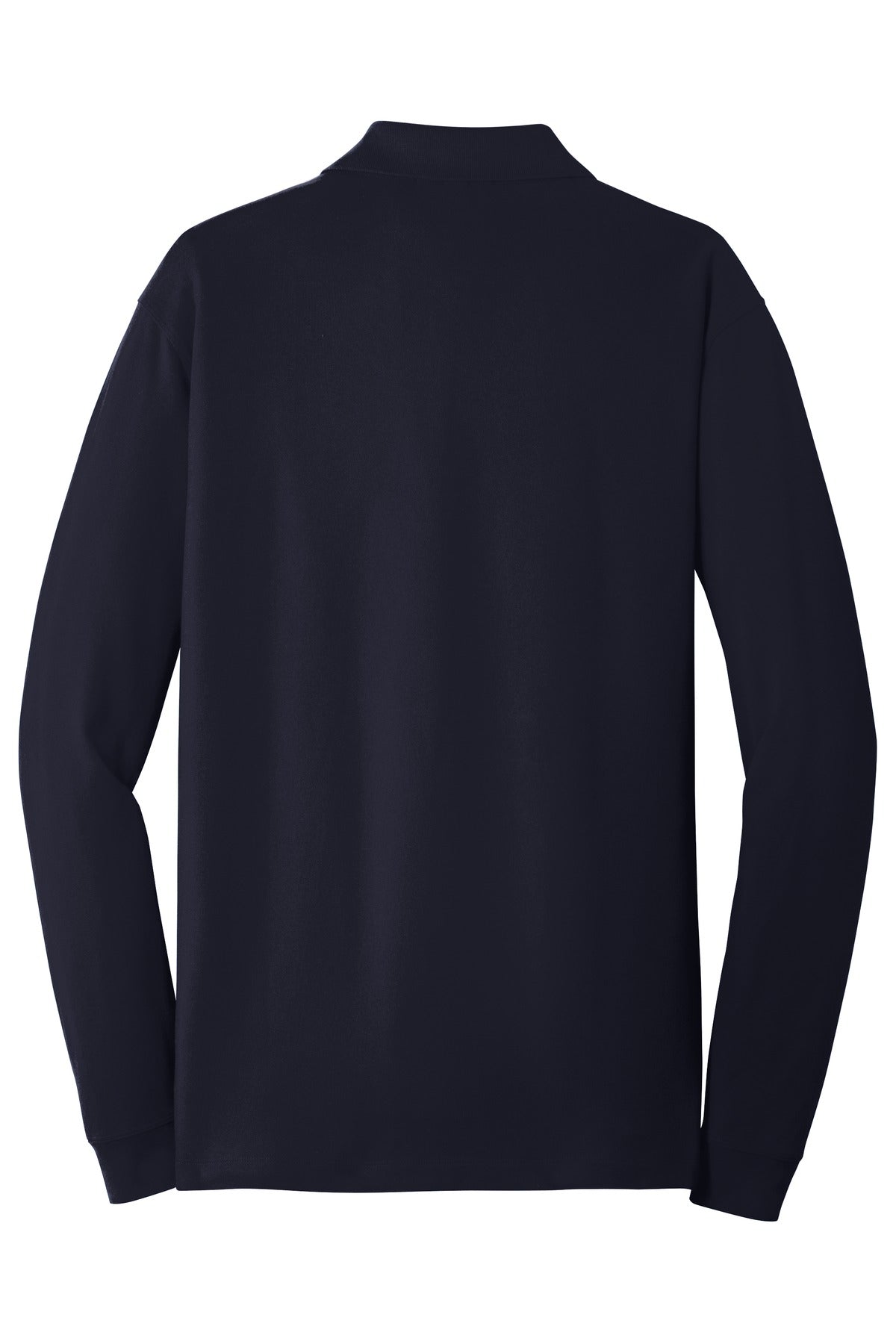 Port Authority EZCotton Long Sleeve Polo - Navy