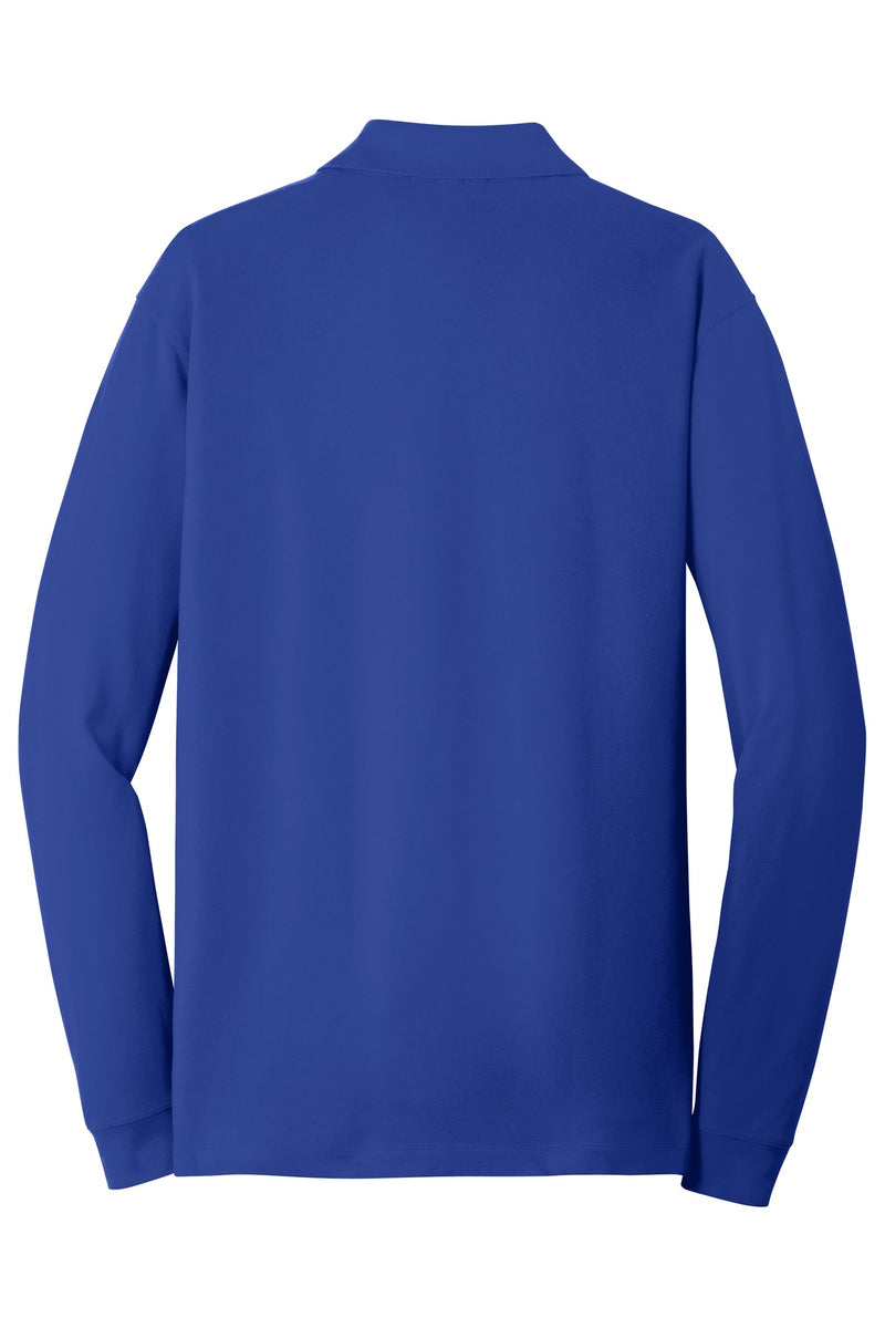Port Authority EZCotton Long Sleeve Polo - True Royal