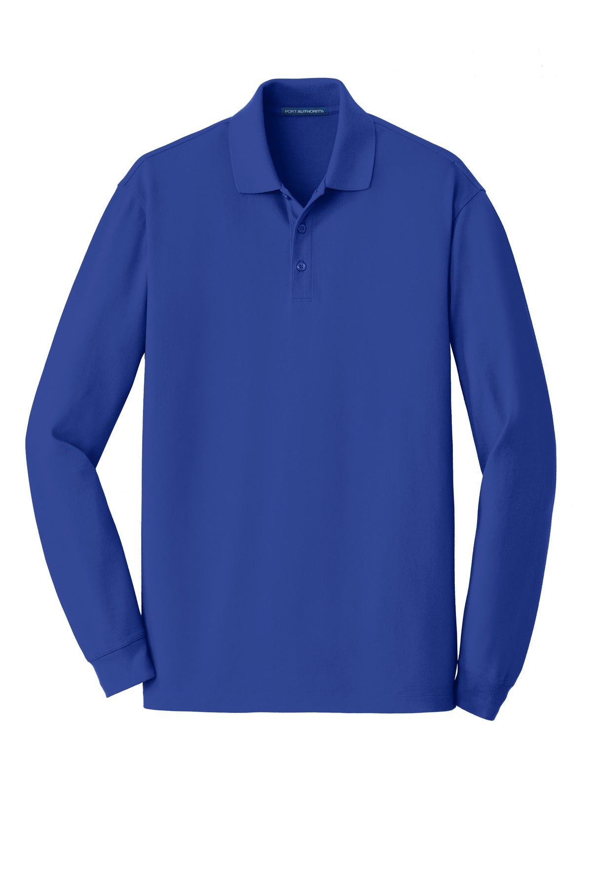 Port Authority EZCotton Long Sleeve Polo - True Royal