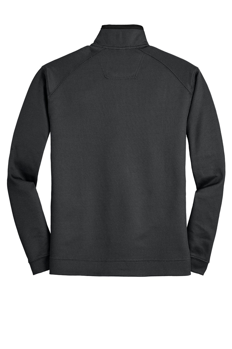 Port Authority Vertical Texture 1/4-Zip Pullover - Iron Grey/ Black