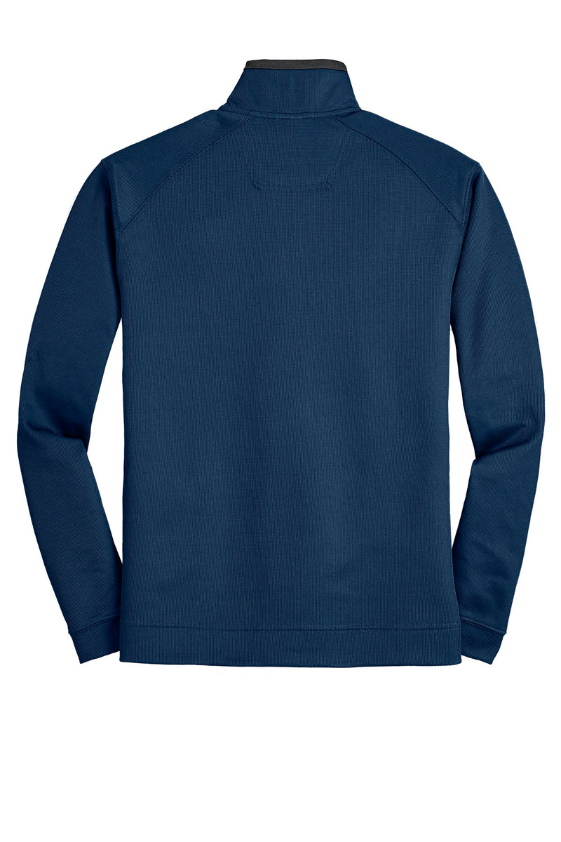 Port Authority Vertical Texture 1/4-Zip Pullover - Regatta Blue/ Iron Grey