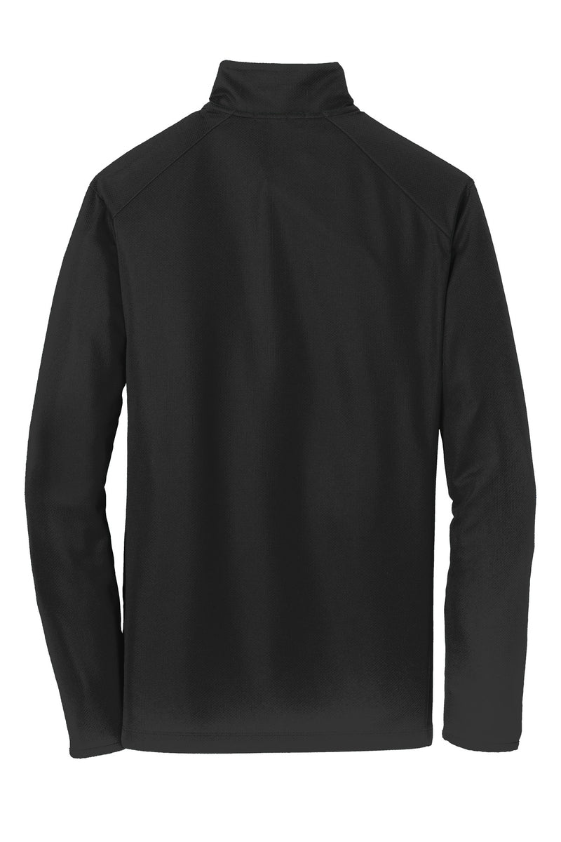 Port Authority Pinpoint Mesh 1/2-Zip - Black