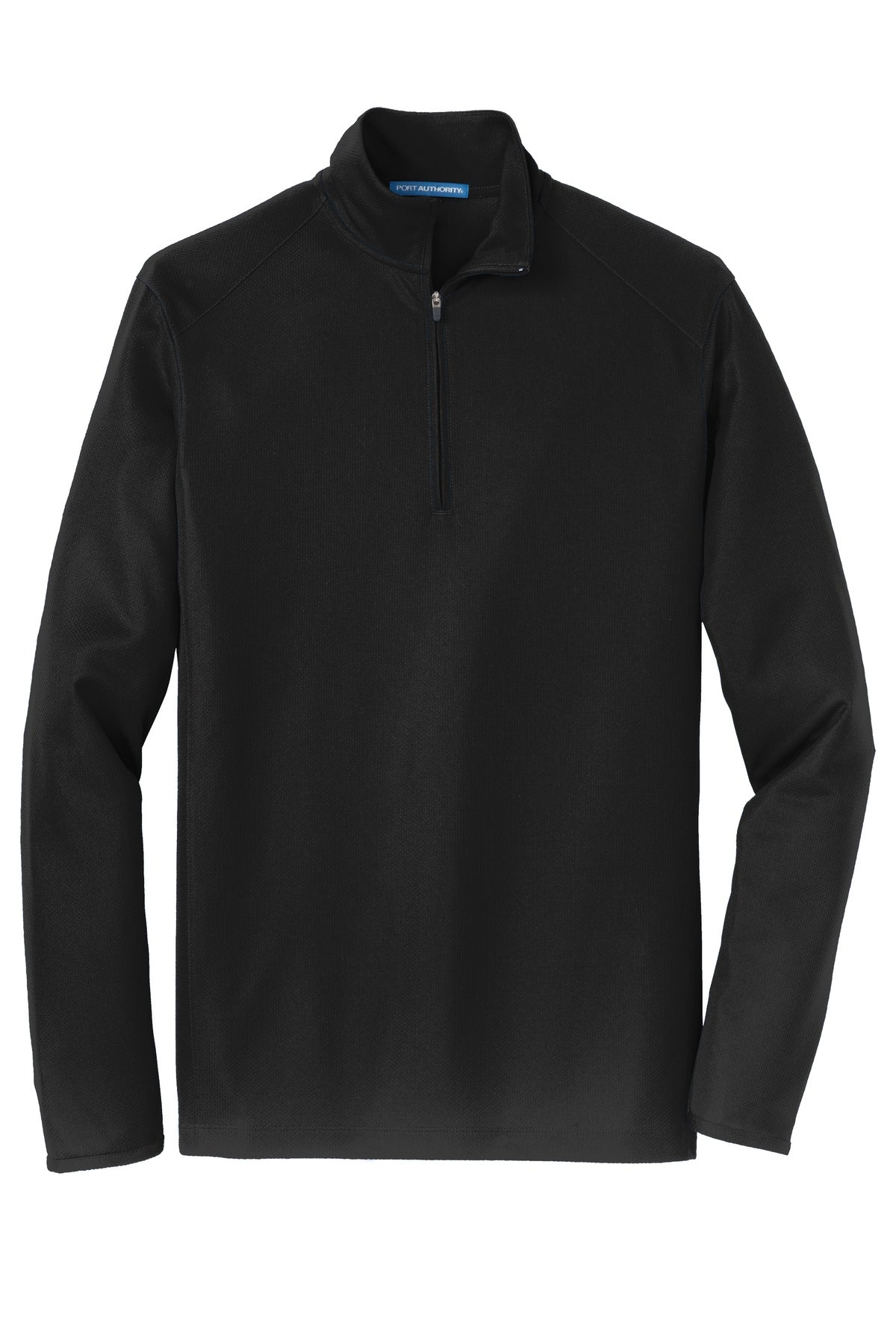 Port Authority Pinpoint Mesh 1/2-Zip - Black