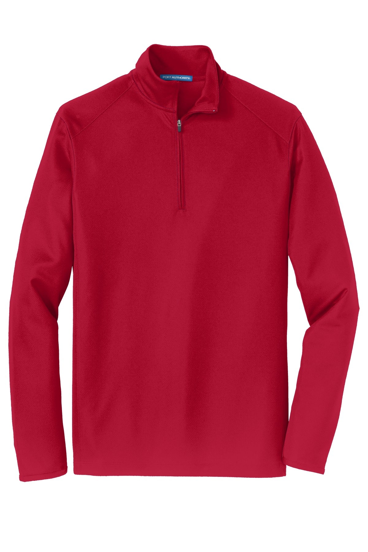 Port Authority Pinpoint Mesh 1/2-Zip - Rich Red