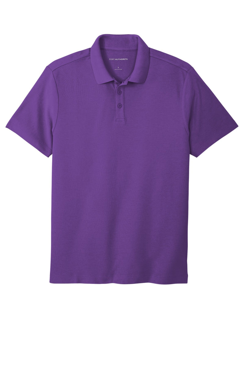 Port Authority  SuperPro React  Polo - Purple