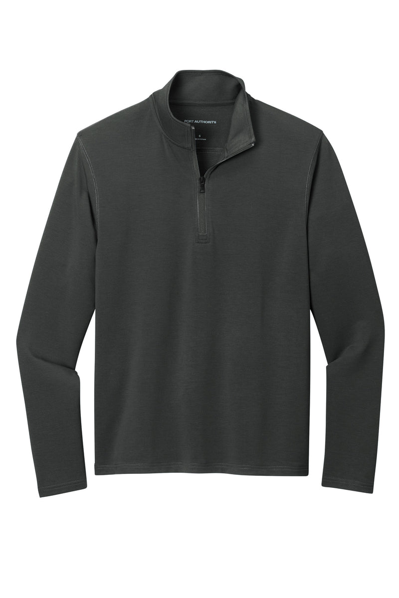 Port Authority Microterry 1/4-Zip Pullover - Charcoal