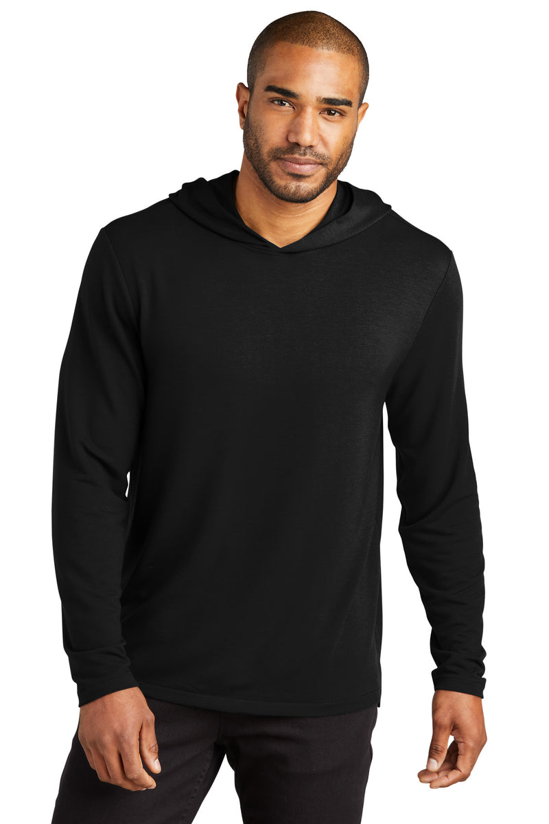 Port Authority Microterry Pullover Hoodie - Deep Black