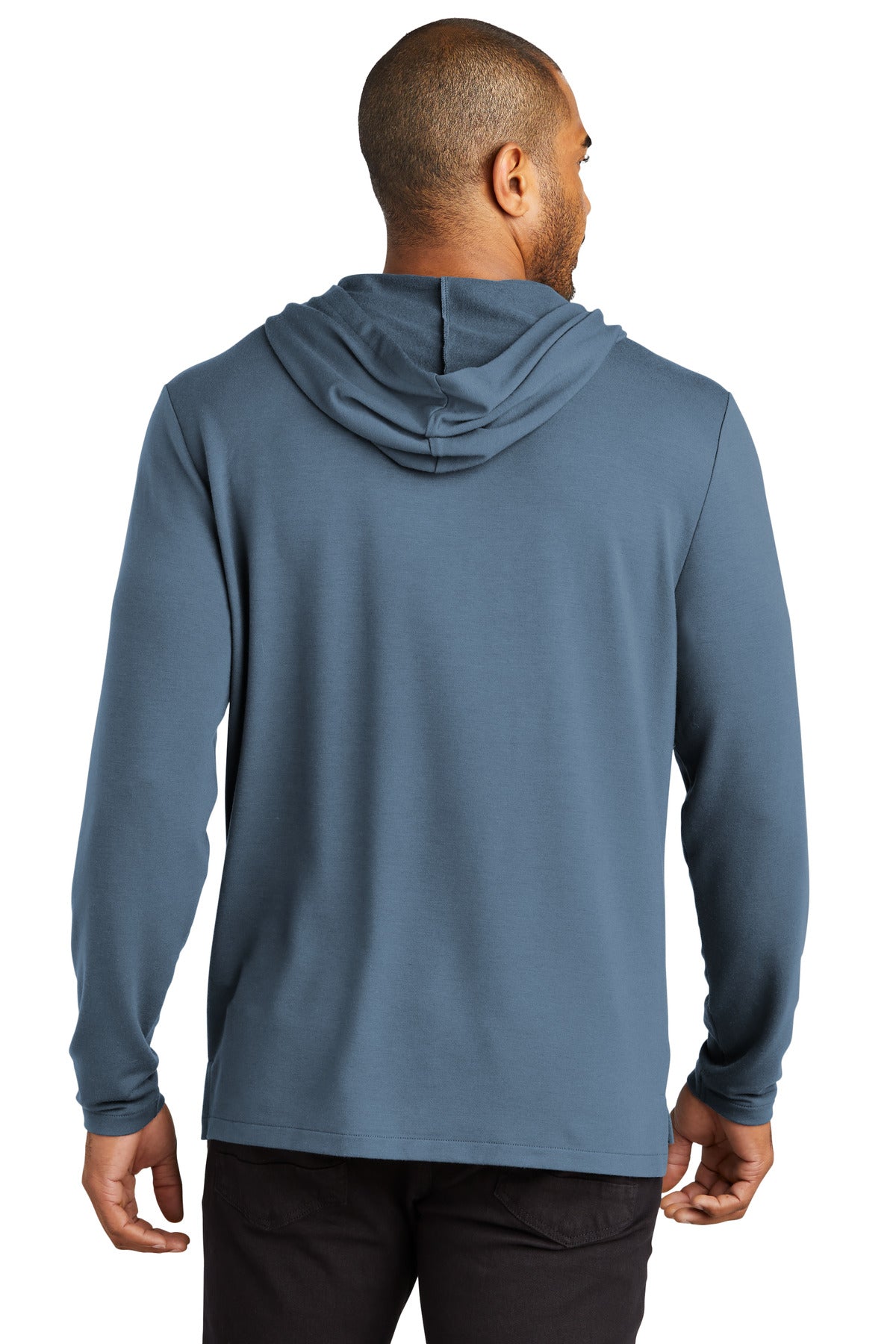 Port Authority Microterry Pullover Hoodie - Dusk Blue