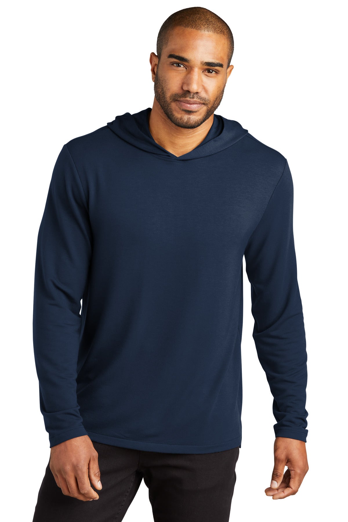 Port Authority Microterry Pullover Hoodie - River Blue Navy