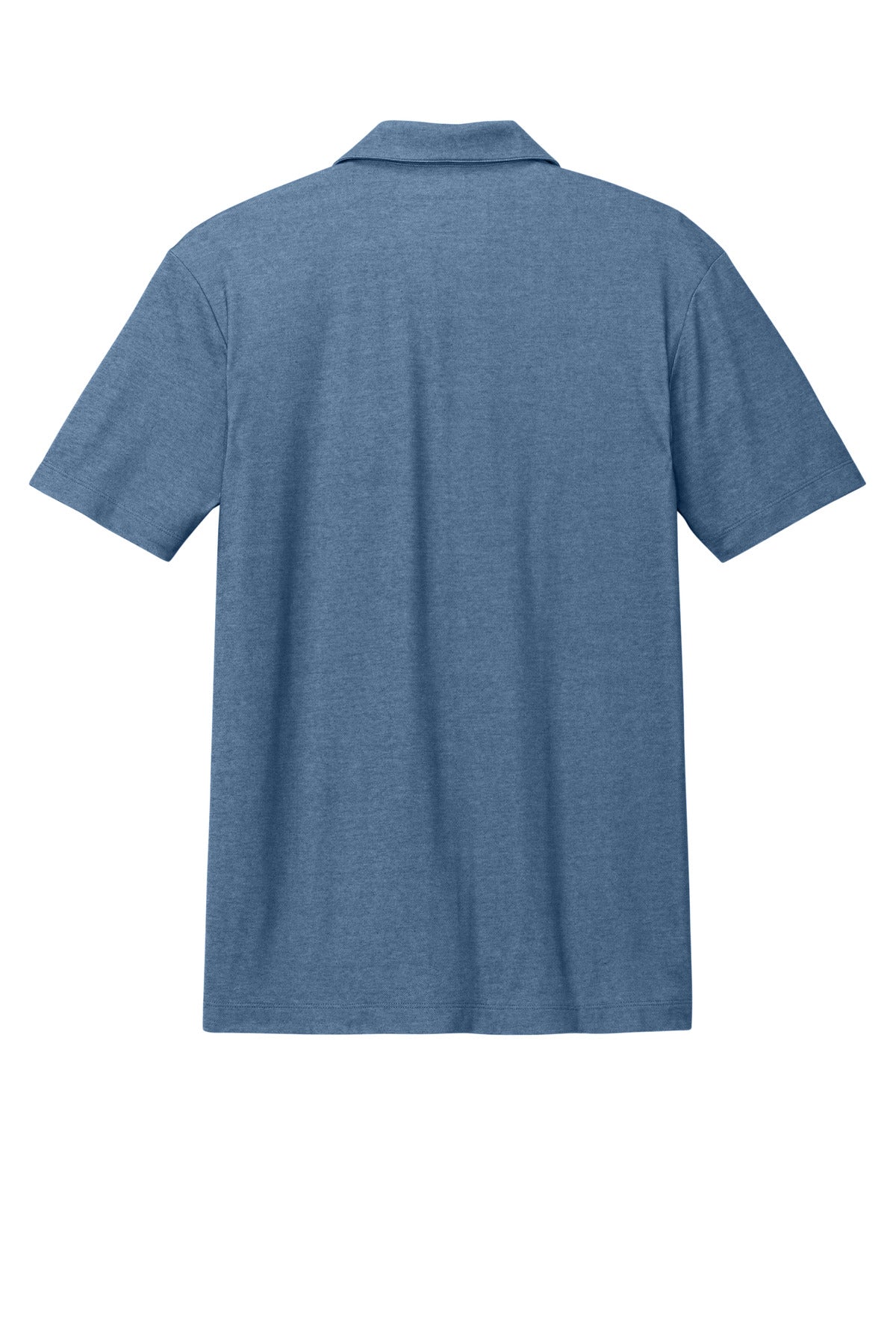 Port Authority Fine Pique Blend Polo - Aegean Blue Heather