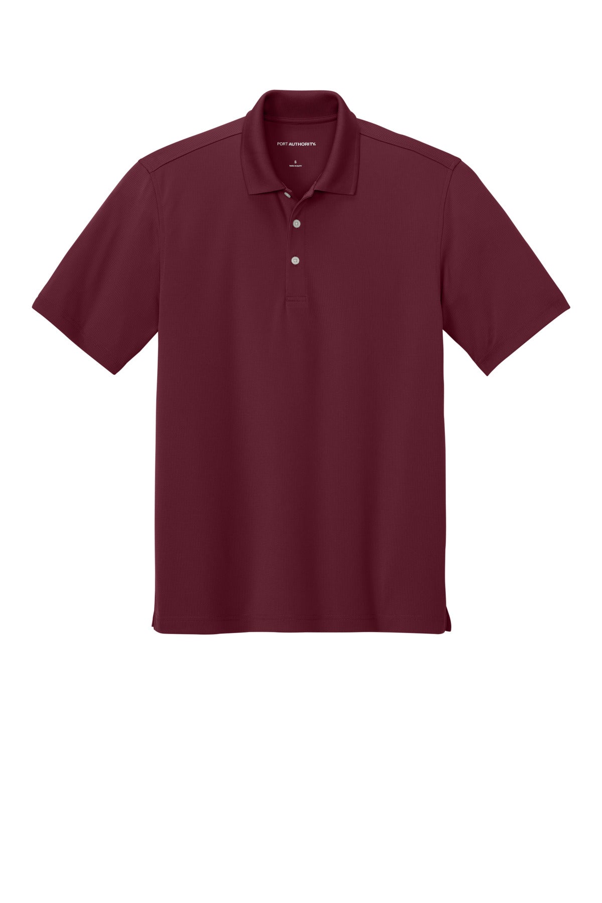 Port Authority Dry Zone Stain-Release Grid Polo - Club Burgundy