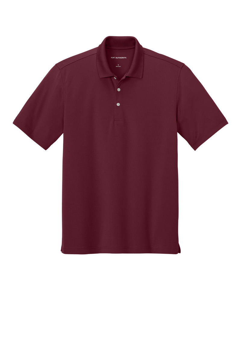 Port Authority Dry Zone Stain-Release Grid Polo - Club Burgundy