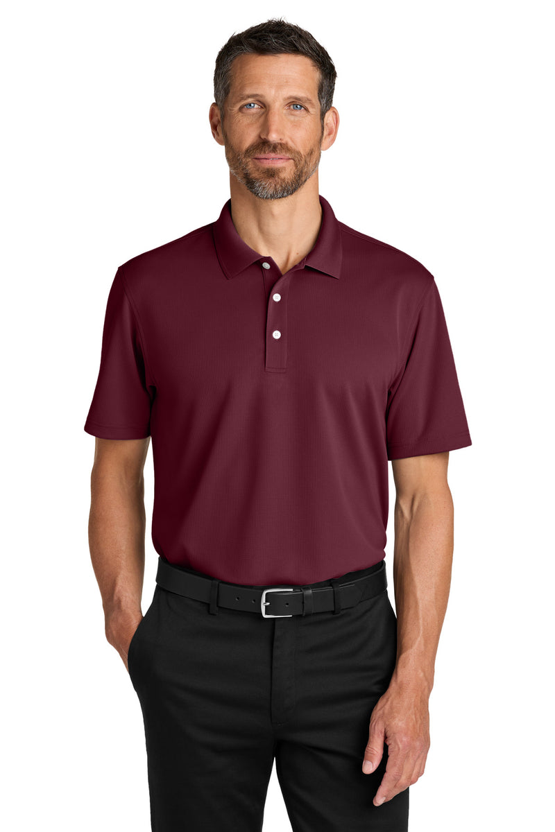 Port Authority Dry Zone Stain-Release Grid Polo - Club Burgundy