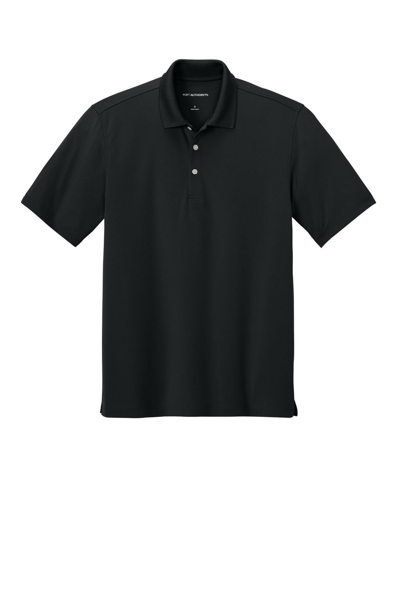 Port Authority Dry Zone Stain-Release Grid Polo - Deep Black