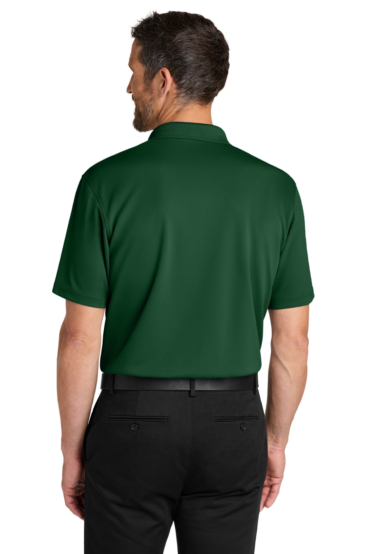 Port Authority Dry Zone Stain-Release Grid Polo - Hunter Green