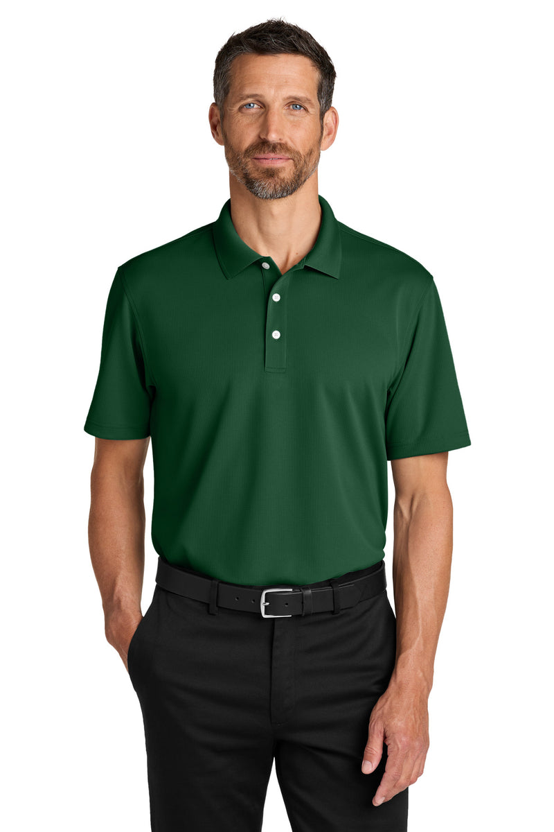 Port Authority Dry Zone Stain-Release Grid Polo - Hunter Green