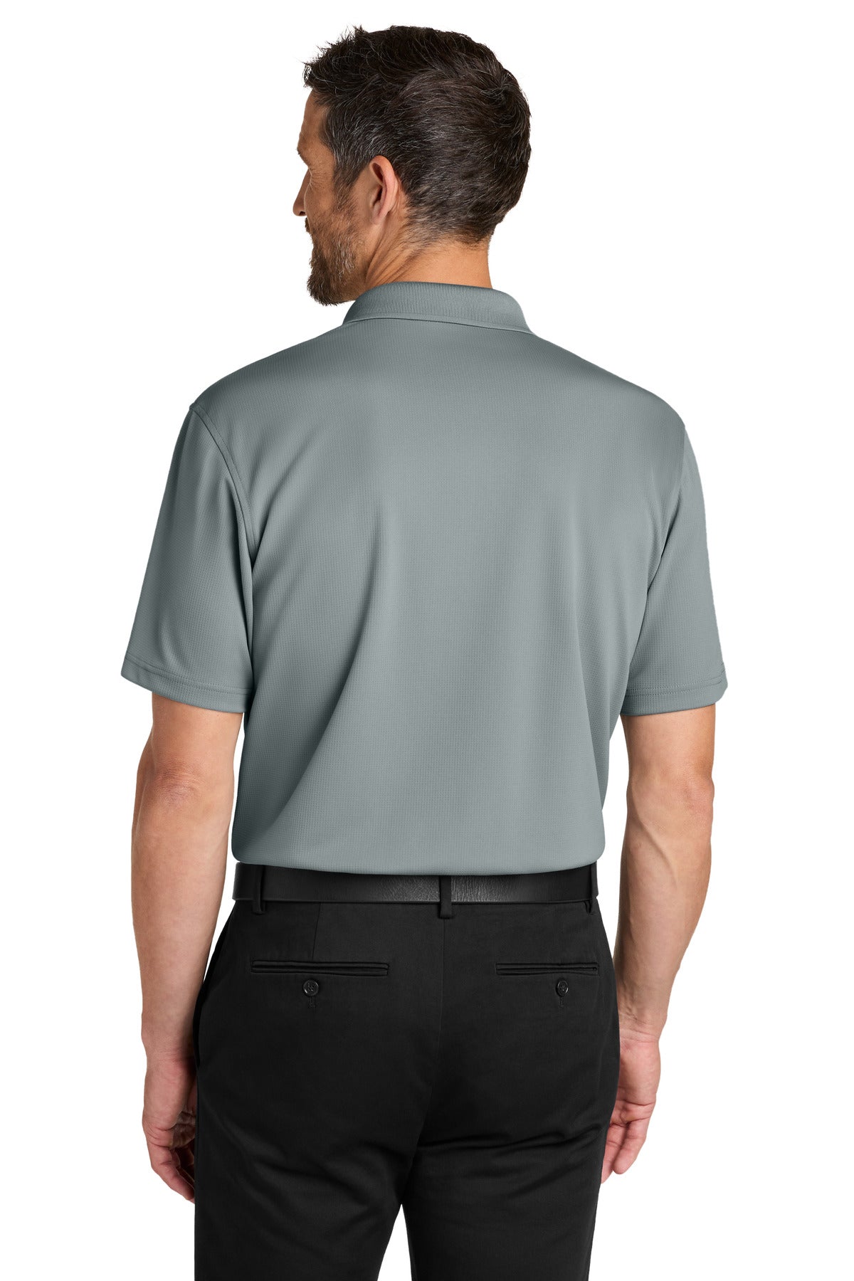Port Authority Dry Zone Stain-Release Grid Polo - Light Sterling Grey