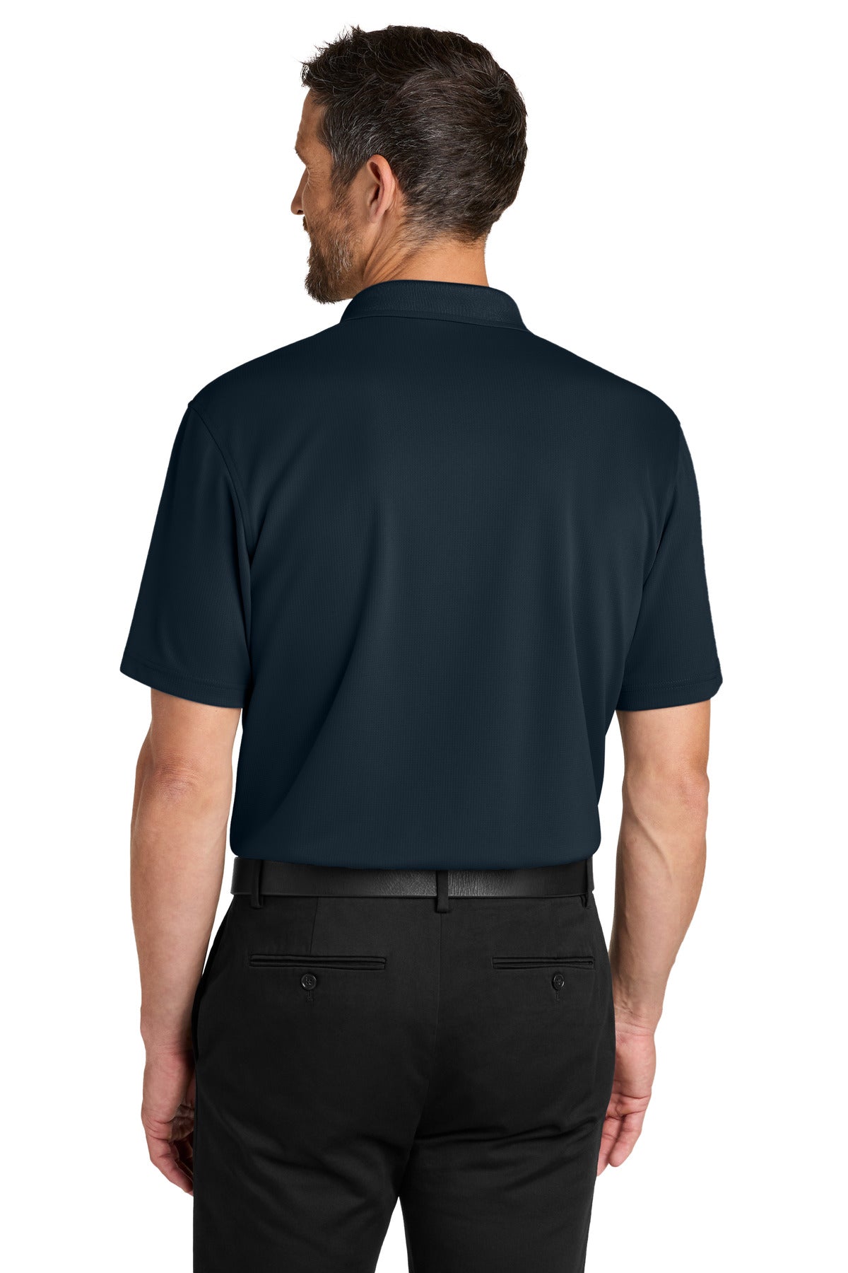 Port Authority Dry Zone Stain-Release Grid Polo - Night Navy