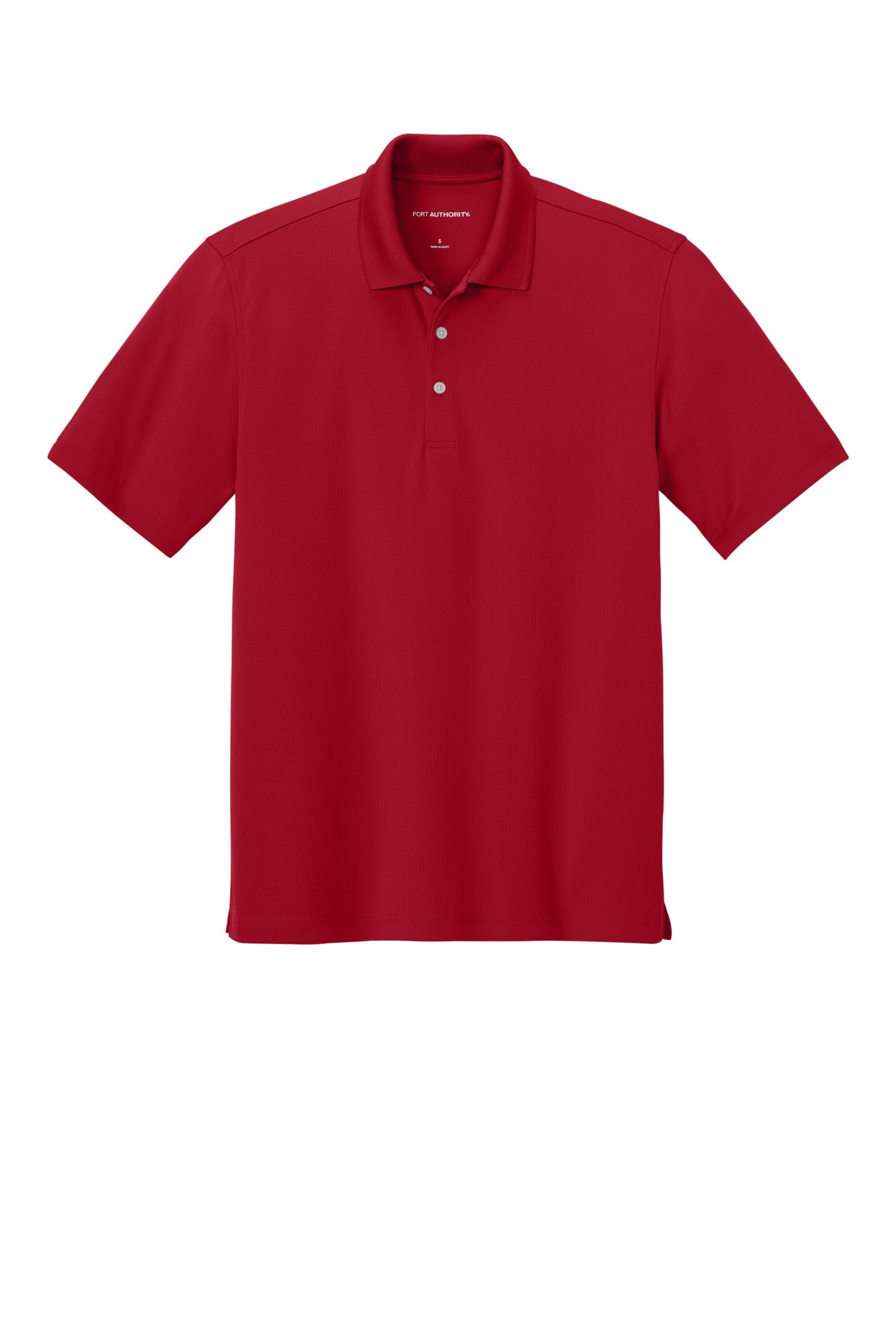 Port Authority Dry Zone Stain-Release Grid Polo - Rich Red