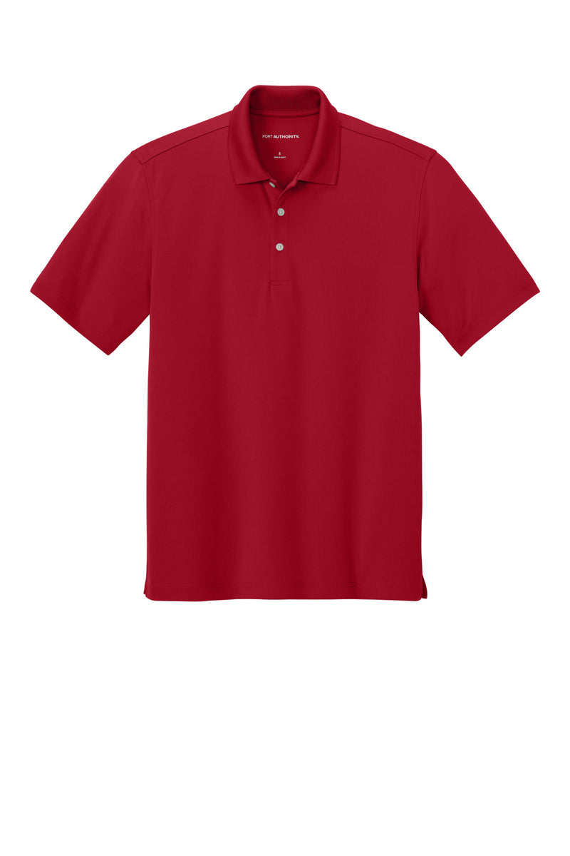 Port Authority Dry Zone Stain-Release Grid Polo - Rich Red