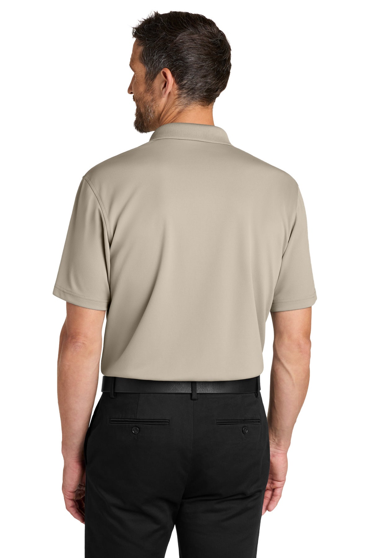 Port Authority Dry Zone Stain-Release Grid Polo - Sahara
