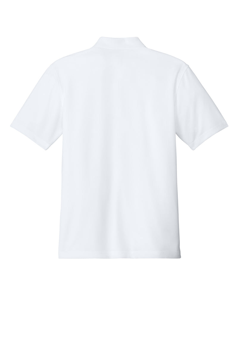 Port Authority Dry Zone Stain-Release Grid Polo - White