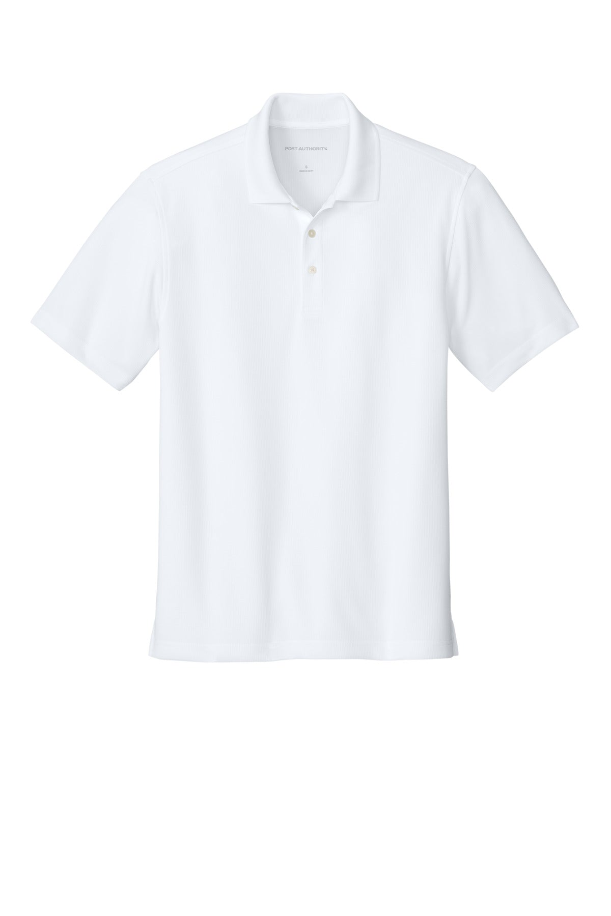 Port Authority Dry Zone Stain-Release Grid Polo - White