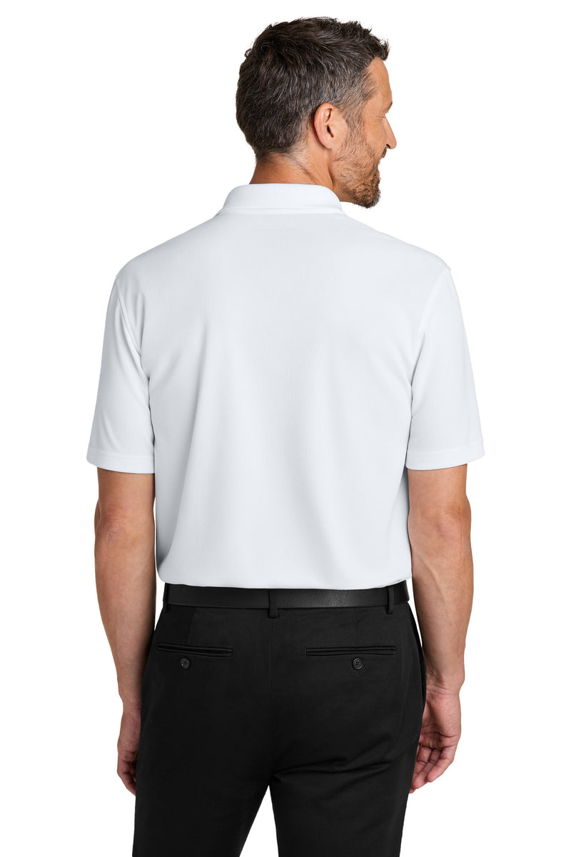 Port Authority Dry Zone Stain-Release Grid Polo - White