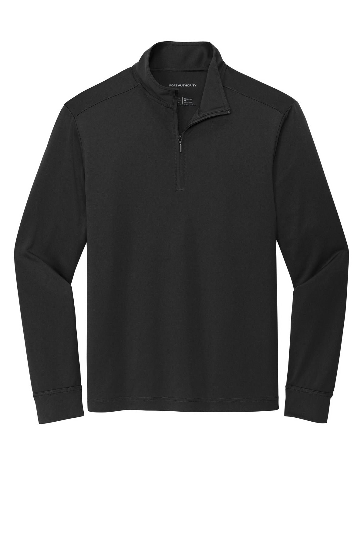 Port Authority C-FREE Snag-Proof 1/4-Zip - Deep Black