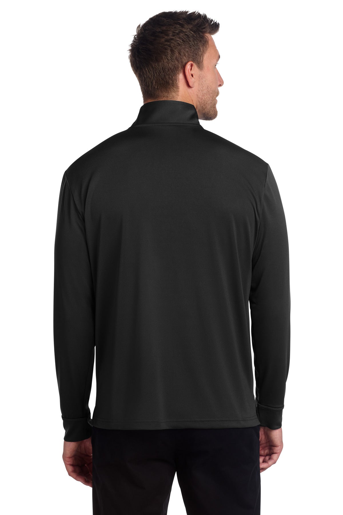 Port Authority C-FREE Snag-Proof 1/4-Zip - Deep Black