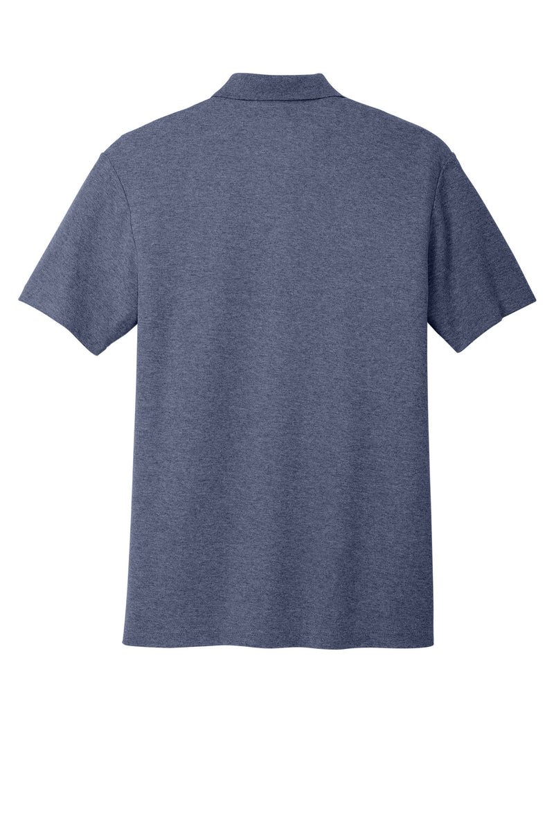 Port Authority C-FREE Cotton Blend Pique Polo - Navy Heather