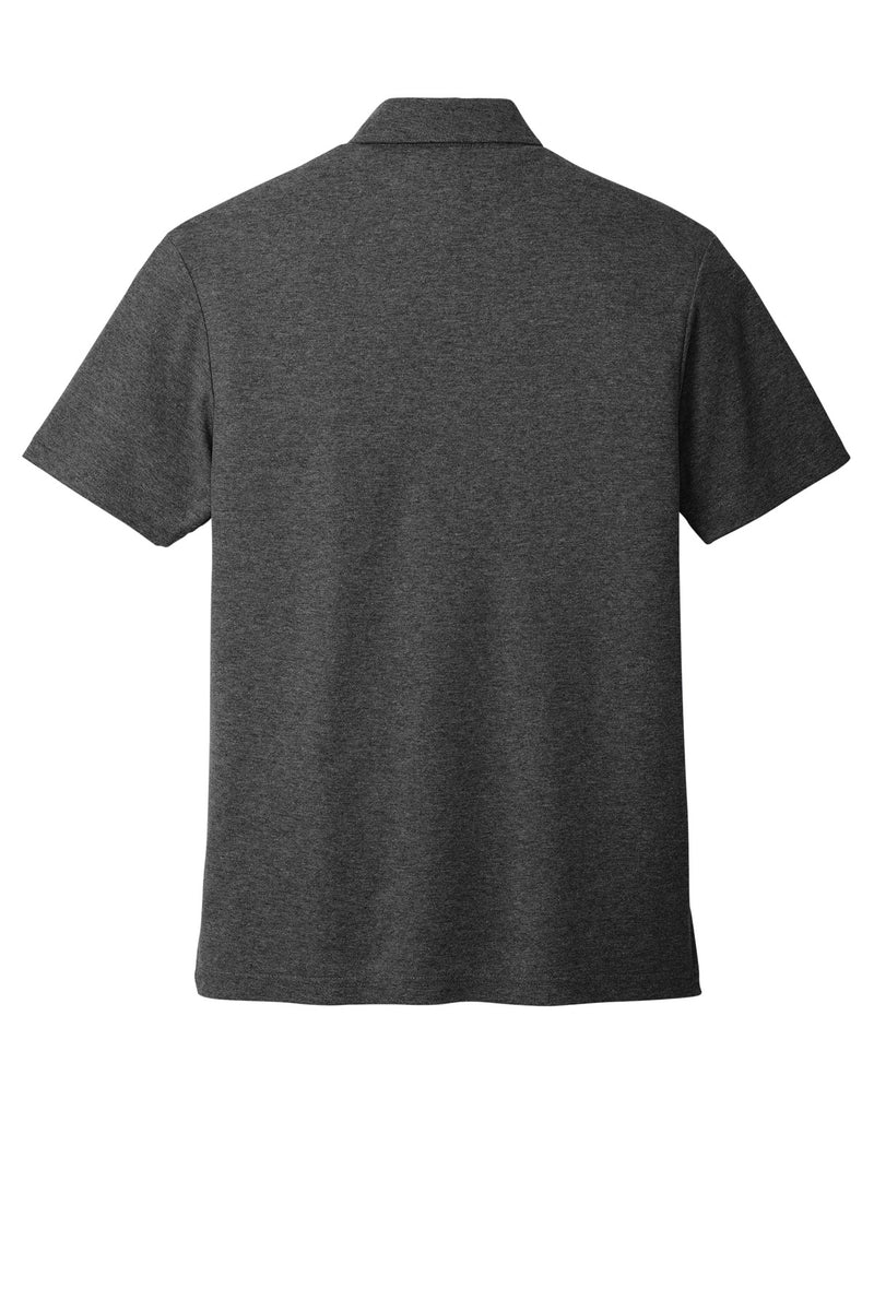 Port Authority C-FREE Cotton Blend Pique Pocket Polo - Charcoal Heather
