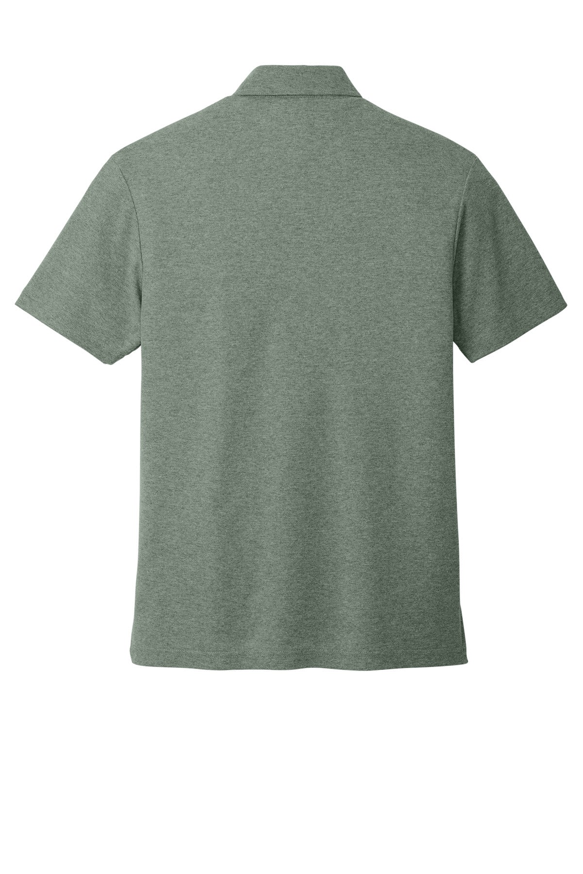 Port Authority C-FREE Cotton Blend Pique Pocket Polo - Dark Green Heather