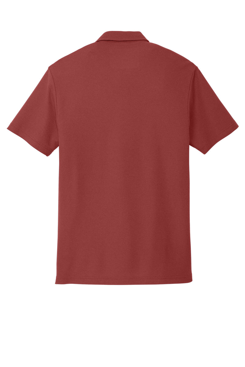 Port Authority C-FREE Cotton Blend Pique Pocket Polo - Garnet