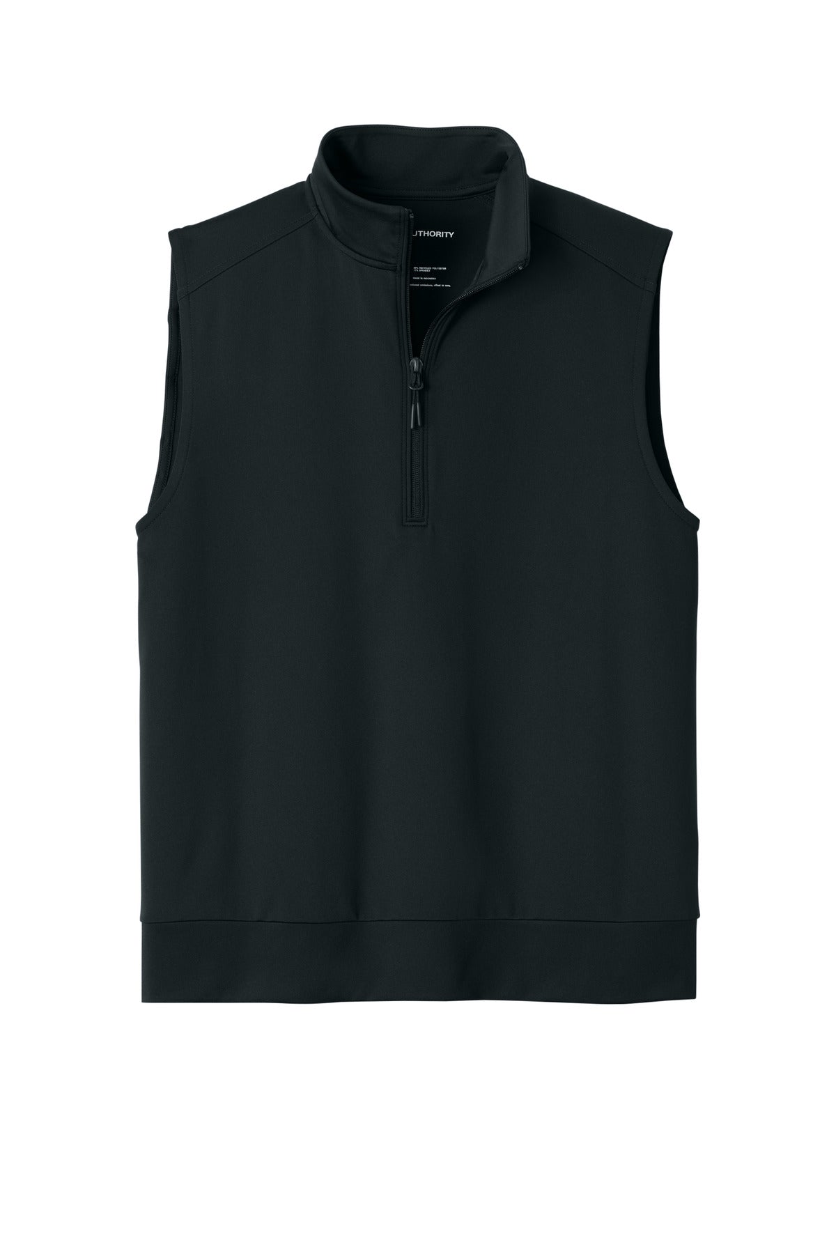 Port Authority C-FREE Double Knit 1/4-Zip Vest - Deep Black