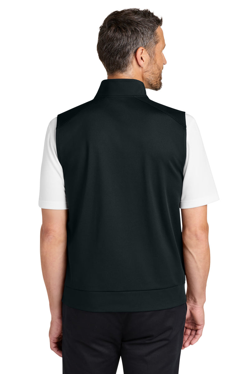 Port Authority C-FREE Double Knit 1/4-Zip Vest - Deep Black