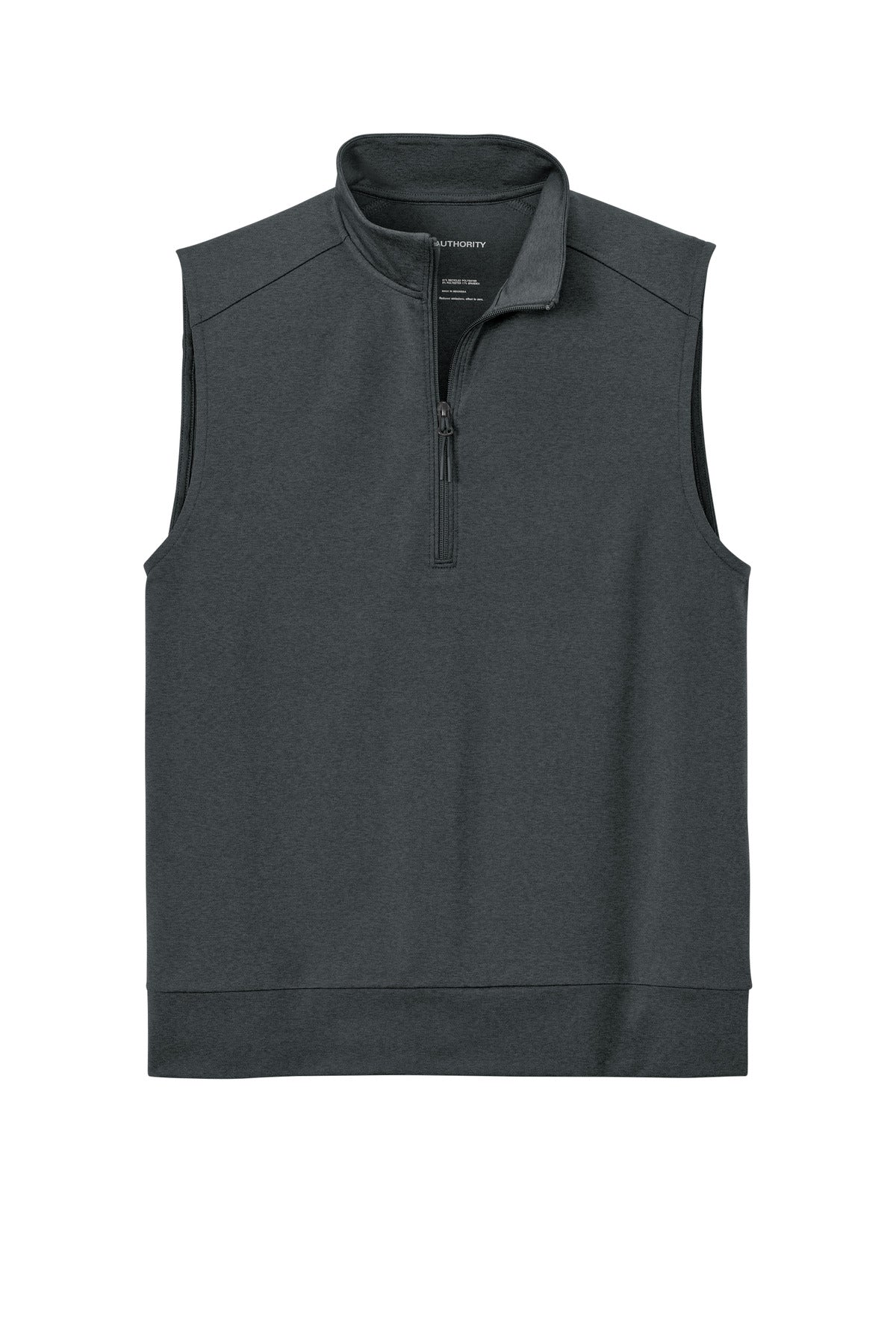 Port Authority C-FREE Double Knit 1/4-Zip Vest - Grey Steel Heather